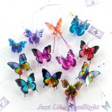 5x BUTTERFLY CRYSTAL SUNCATCHER gifts for market stall gift shop bulk wholesale    370470659200